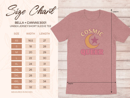 Cosmic Queer Graphic Tee Shirt Unisex Product