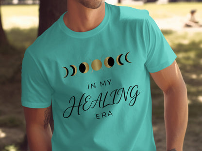 In My Healing Era Moon Phase Design T-shirt