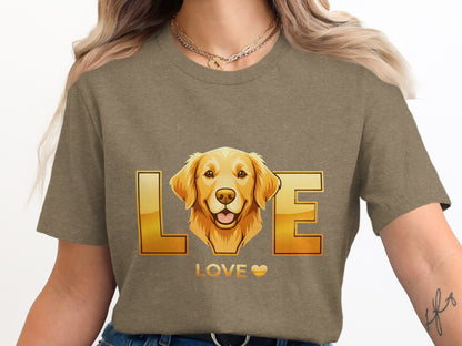 Golden Retriever Love Graphic T-Shirt product