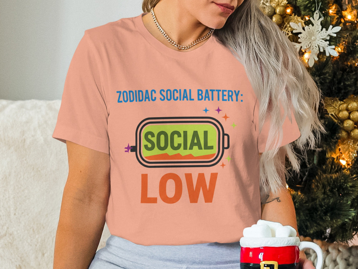 Zodidac Social Battery Social Low Graphic product