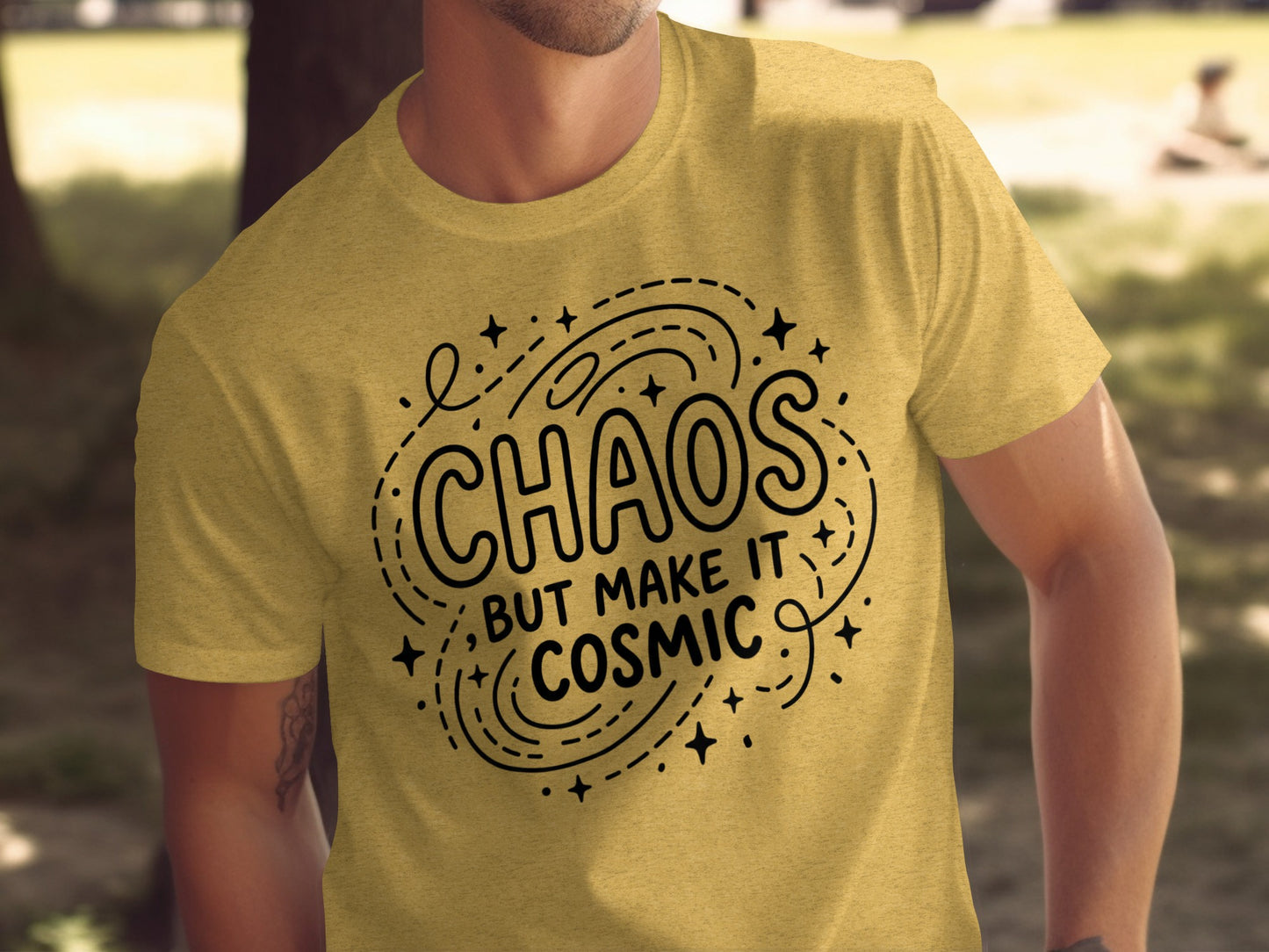 Chaos But Make It Cosmic Graphic Shirt