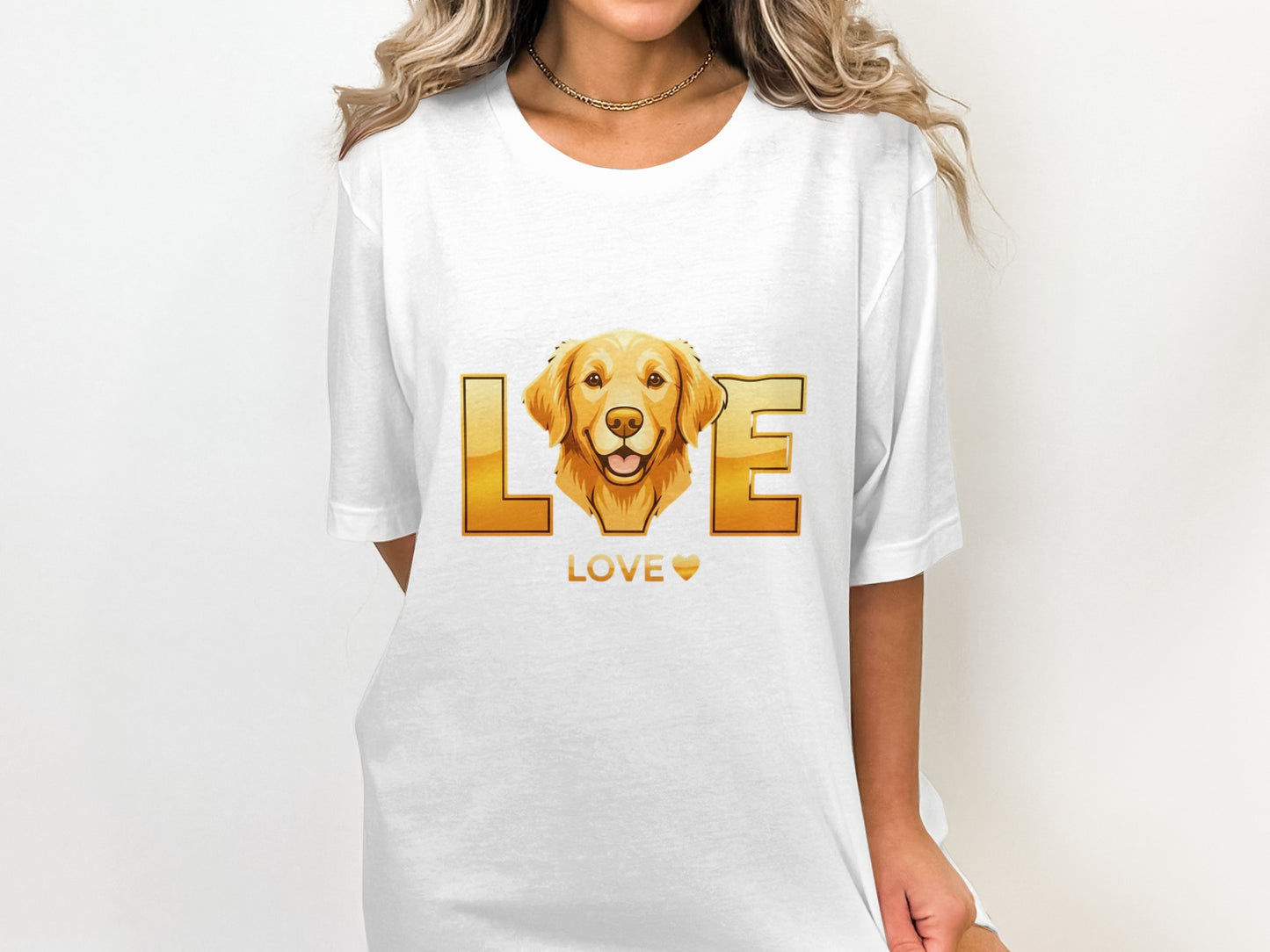 Golden Retriever Love Graphic Tee product type