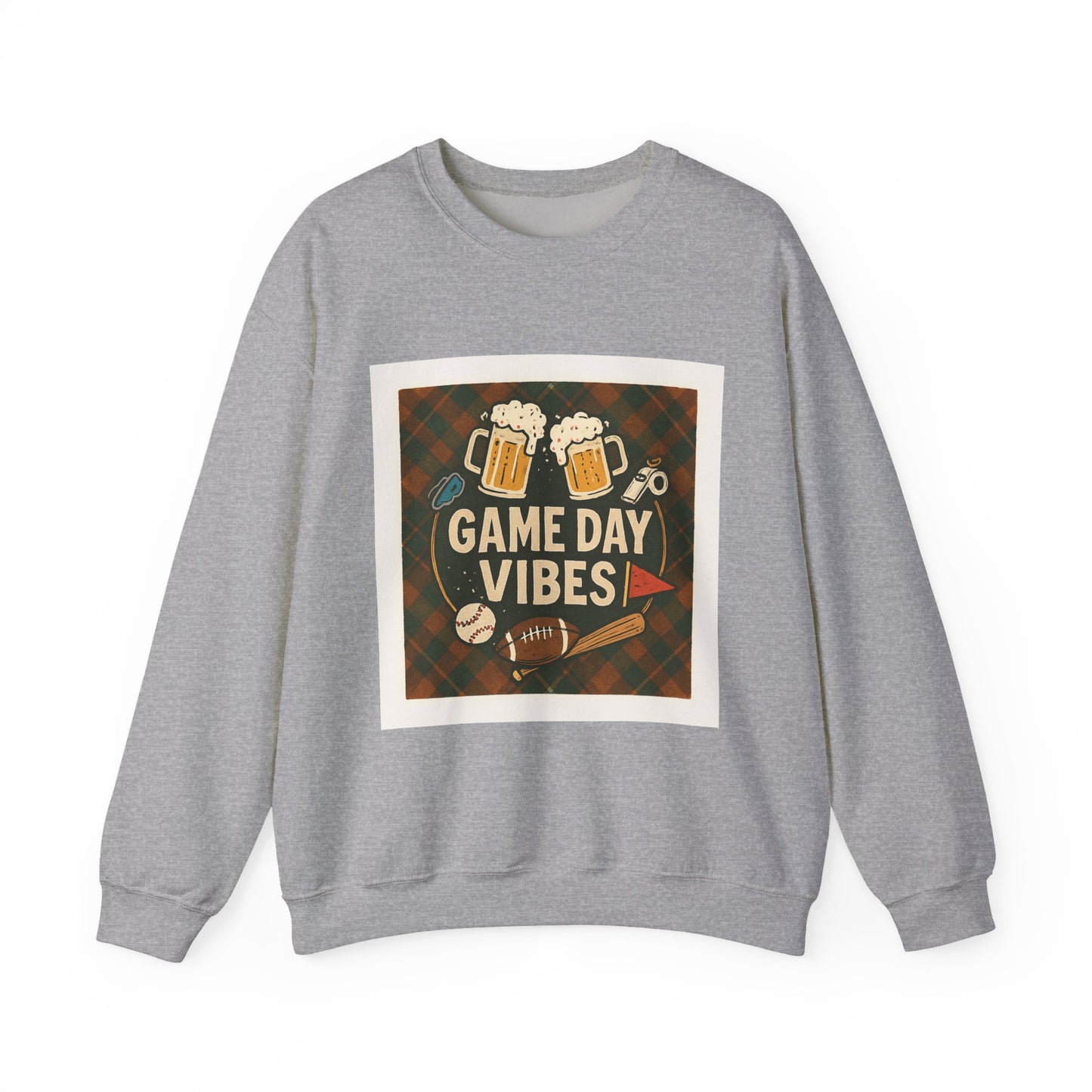 Cozy Sports-Bar / Tailgating Vibes - Unisex Heavy Blend™ Crewneck Sweatshirt