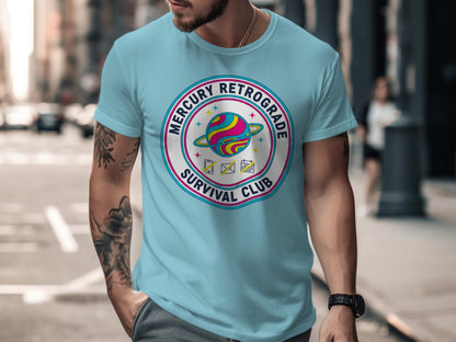 Mercury Retrograde Survival Club Graphic T-Shirt
