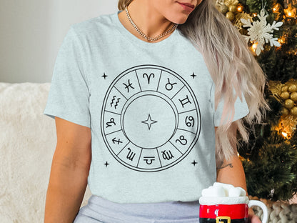 Astrology Zodiac Symbols Graphic T-shirt