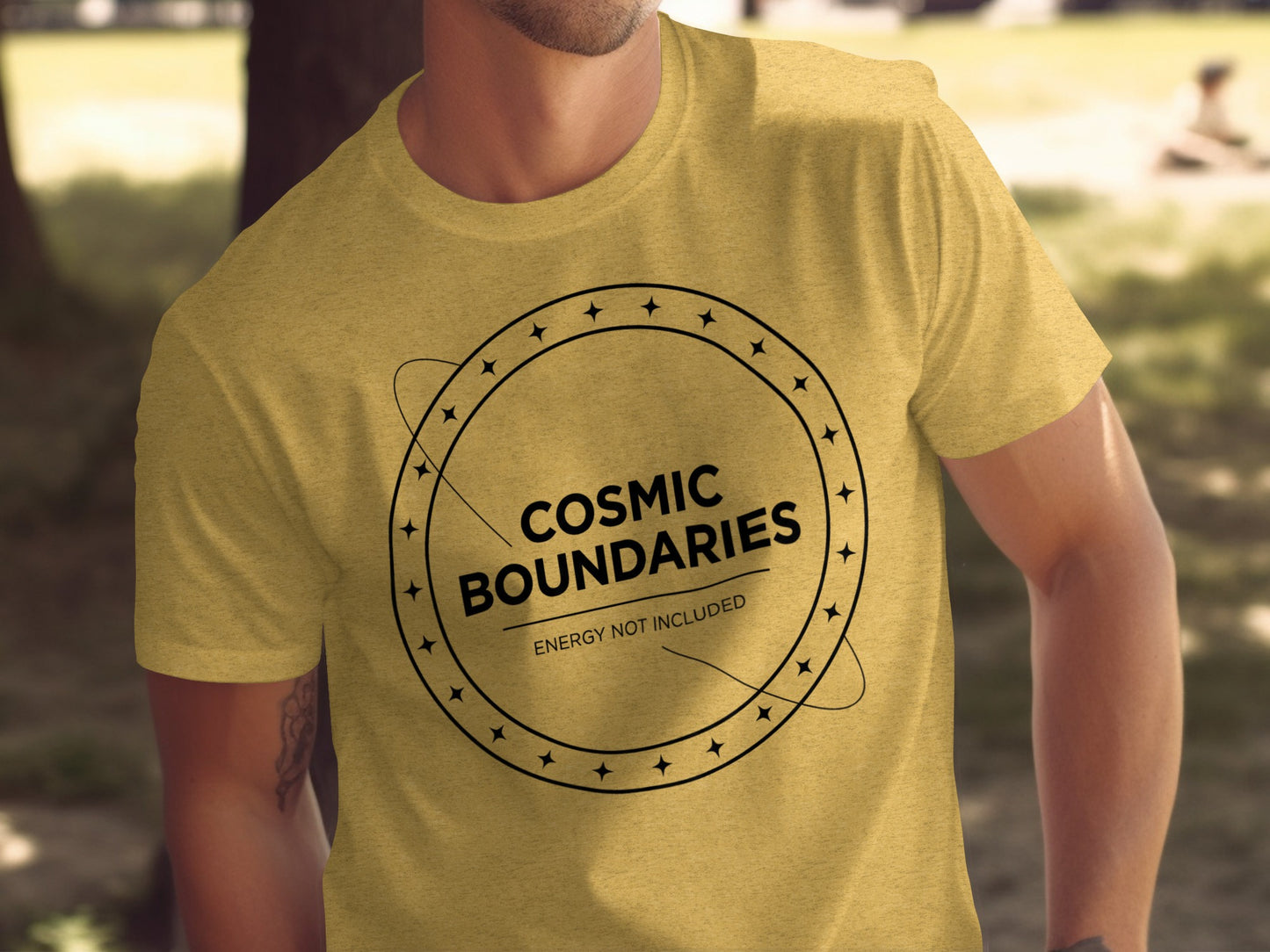 Cosmic Boundaries Energy Not Included Shirt