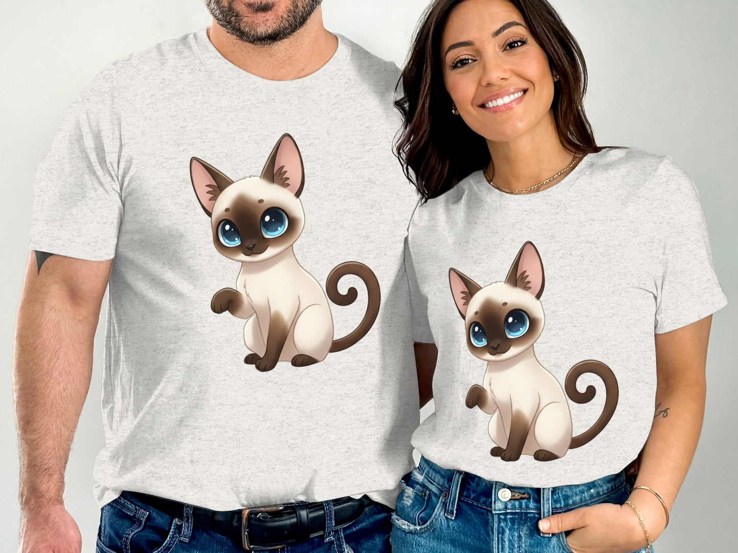 Cute Cartoon Cat Graphic for T-Shirt Fashion