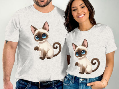 Cute Cartoon Cat Graphic for T-Shirt Fashion