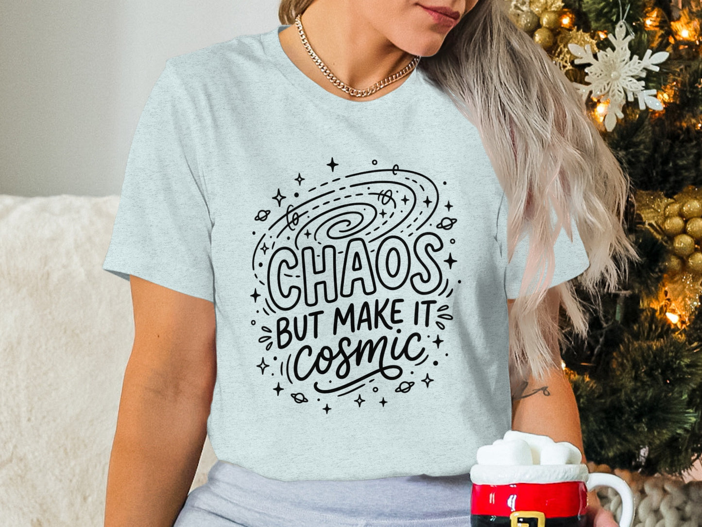 Chaos But Make It Cosmic Graphic Shirt