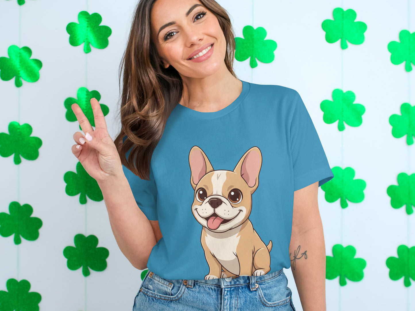 Cute French Bulldog Graphic T-Shirt for Pet Lovers