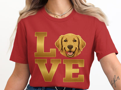 Love Golden Retriever Women's Graphic T-shirt product