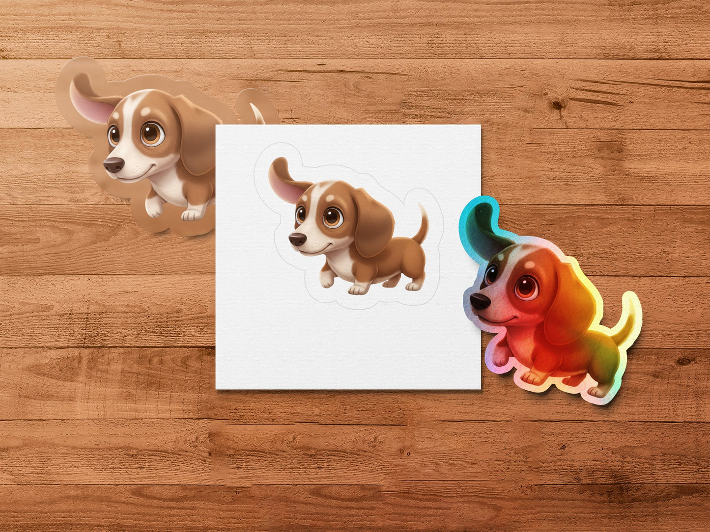 Cute Cartoon Dog Stickers, Colorful Puppy Decals, Waterproof, Ideal for Laptops and Notebooks