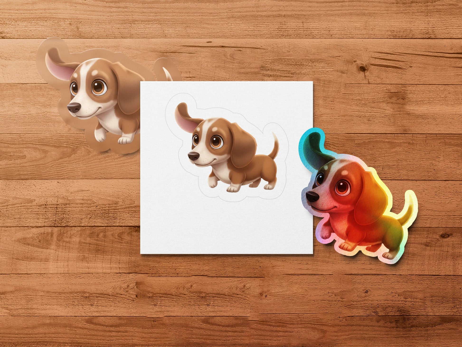 Cute Cartoon Dog Stickers, Colorful Puppy Decals, Waterproof, Ideal for Laptops and Notebooks