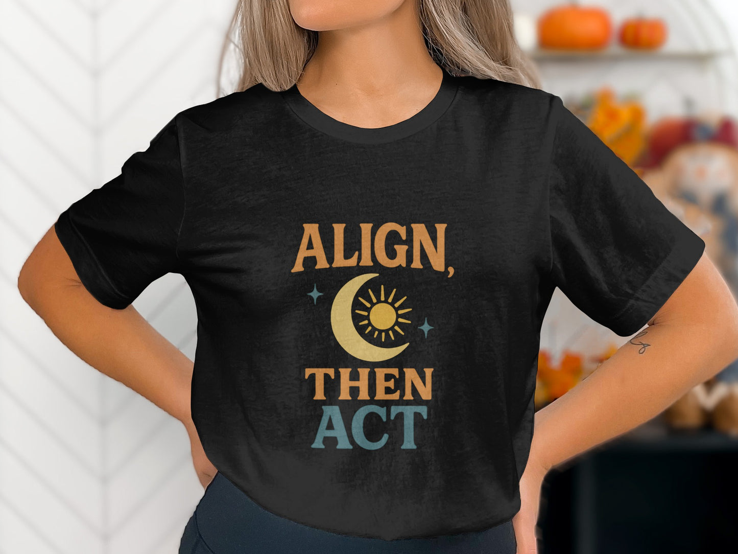 Align Then Act Graphic Statement T-Shirt product type