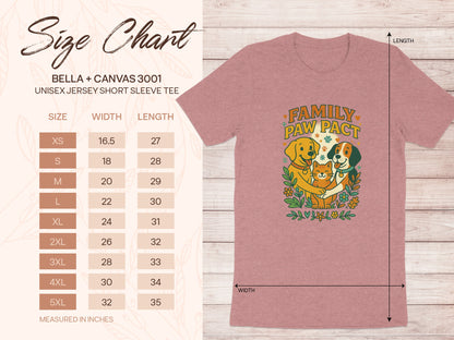 Family Paw Pact Graphic Unisex Jersey Short Sleeve Tee product