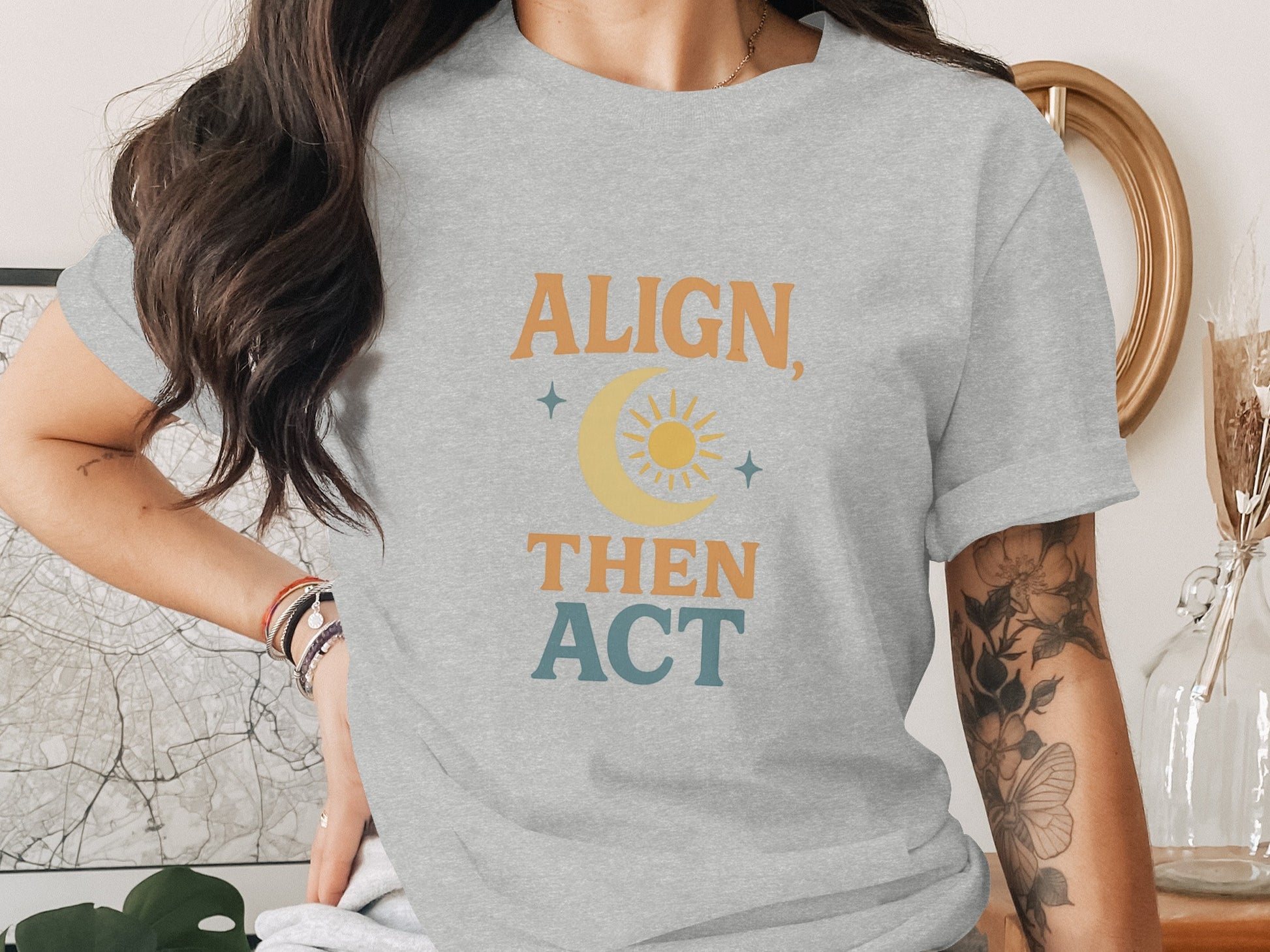 Align Then Act Graphic Tee Shirt Casual product