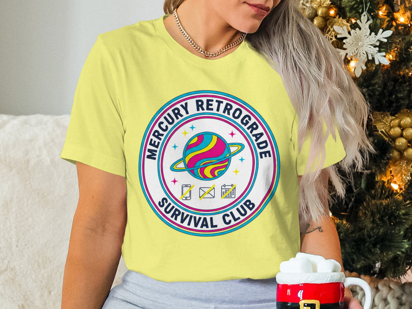 Mercury Retrograde Survival Club Graphic Tee