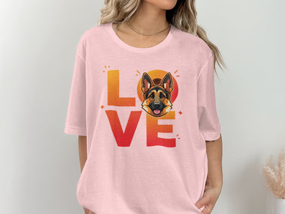 Love German Shepherd Graphic Women's Shirt product