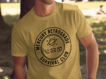 Mercury Retrograde Survival Club Graphic Shirt