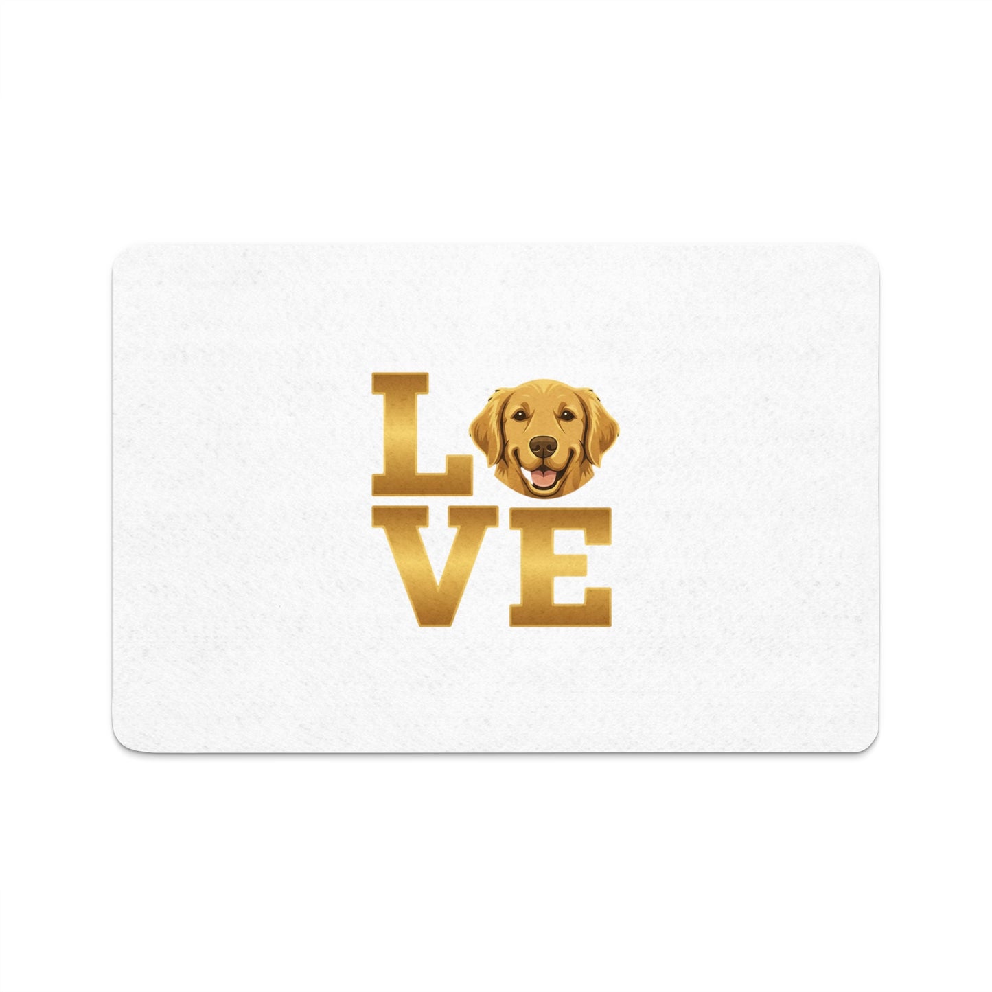 Golden Retriever Love Graphic Design Doormat product