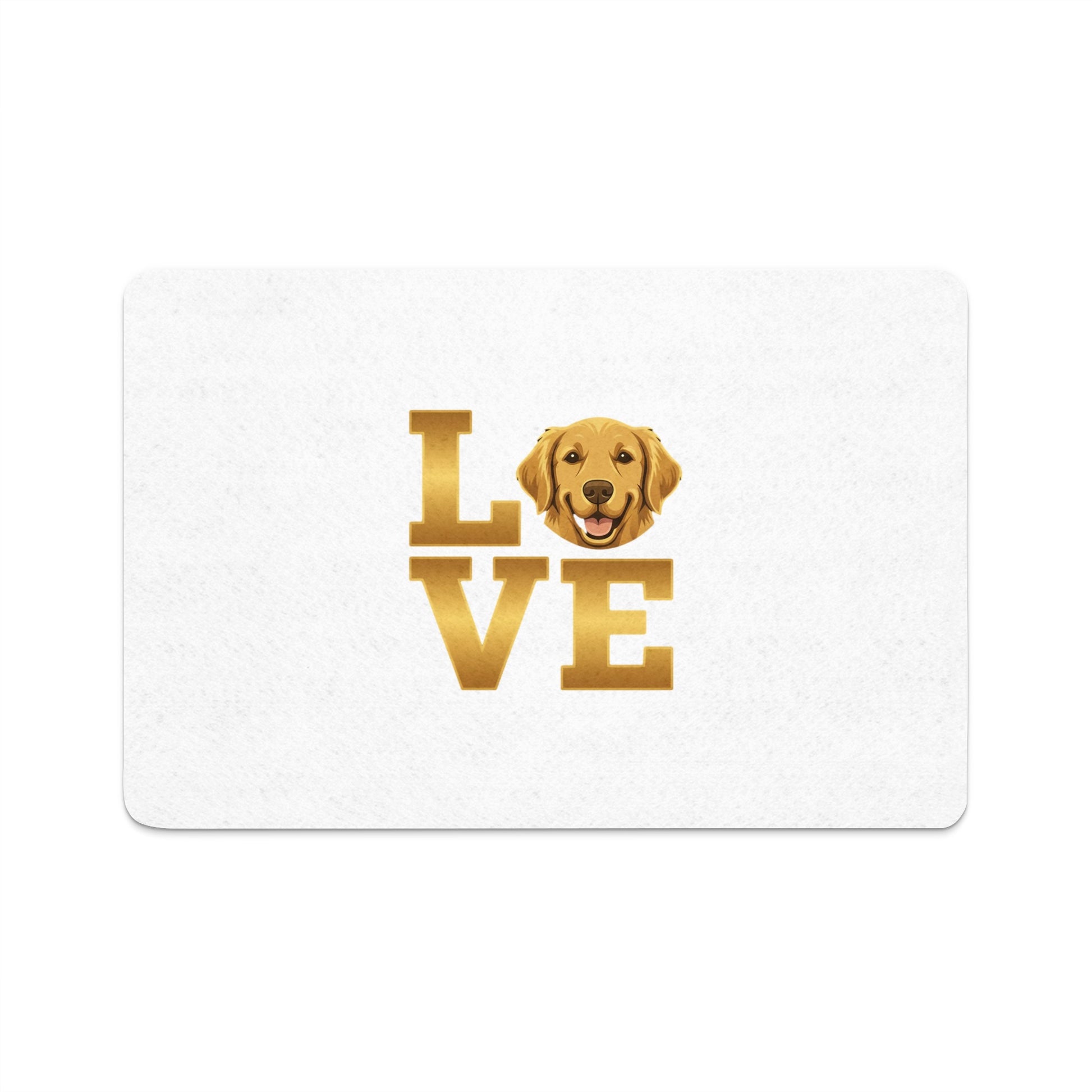 Golden Retriever Love Graphic Design Doormat product