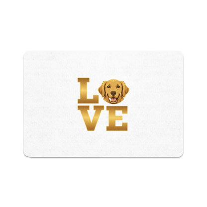 Golden Retriever Love Graphic Design Doormat product