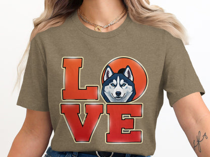 Love Husky Graphic Design T-shirt product
