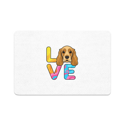 Cute Dog Love Design Printed Doormat product