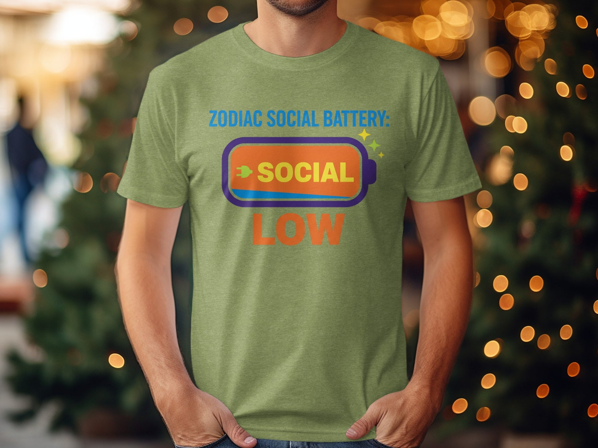 Zodiac Social Battery Shirt Funny Social Low Product