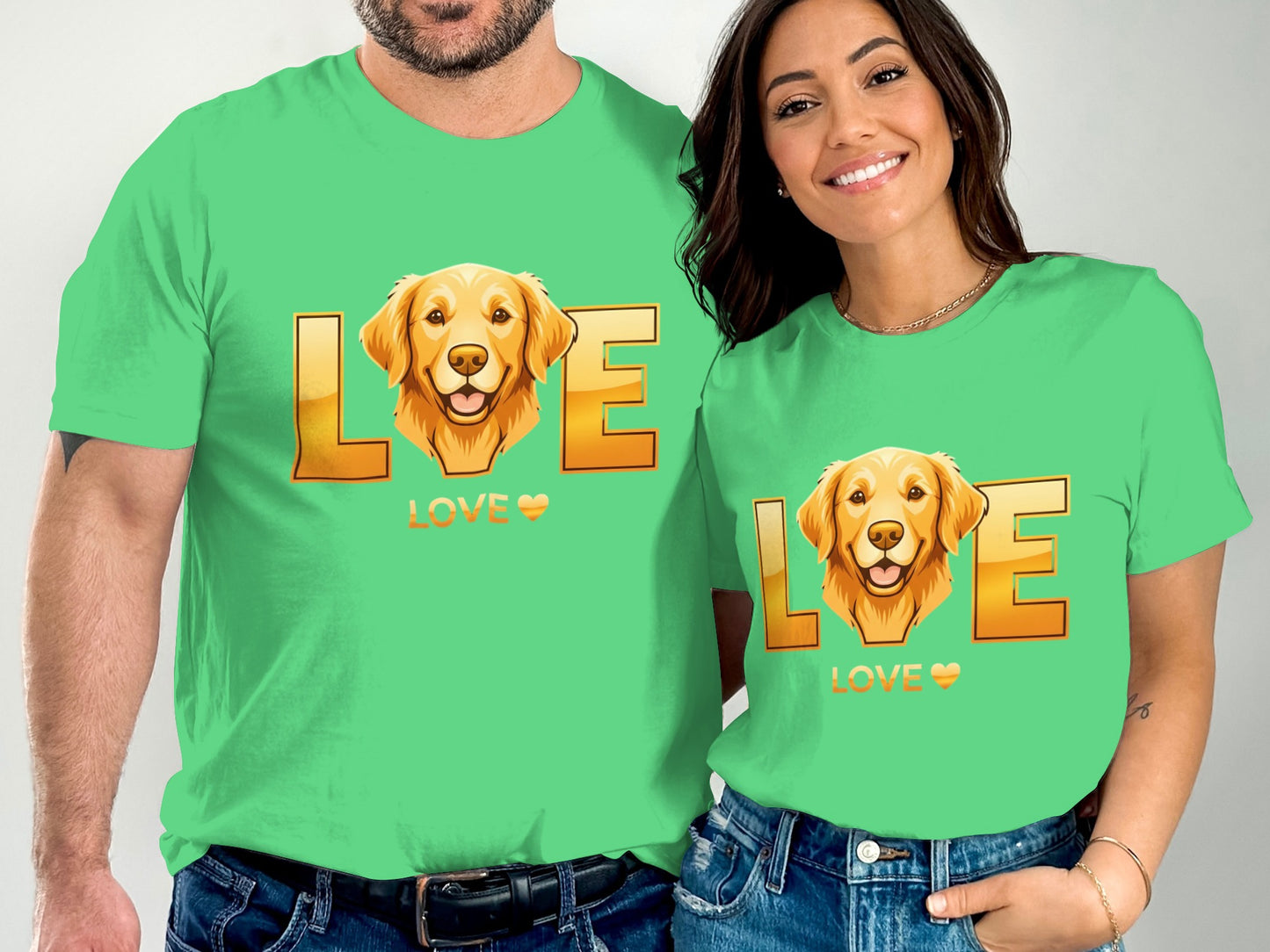 Golden Retriever Love Graphic Tee Shirt product