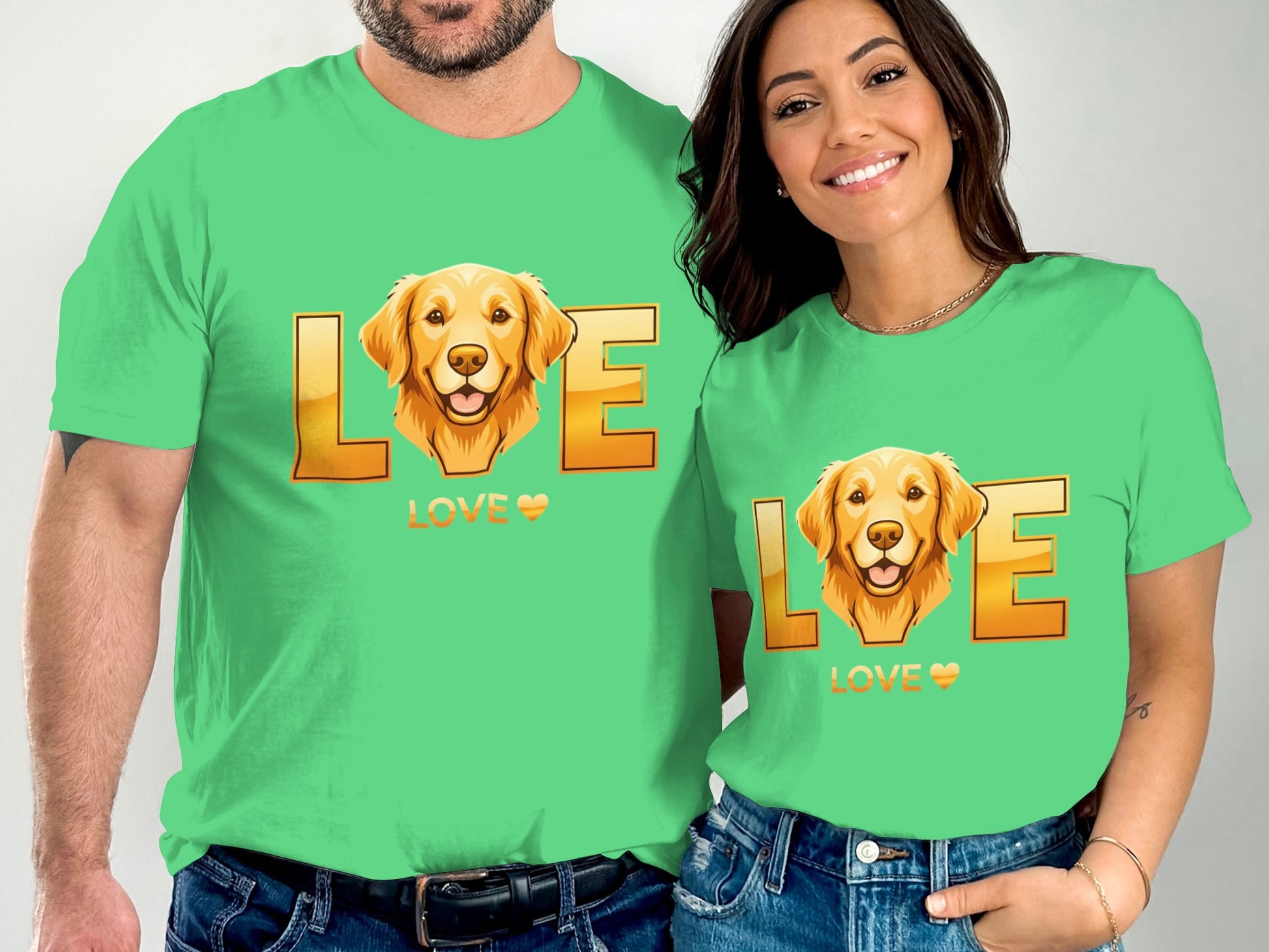 Golden Retriever Love Graphic Tee Shirt product