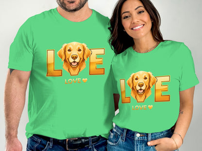 Golden Retriever Love Graphic Tee Shirt product