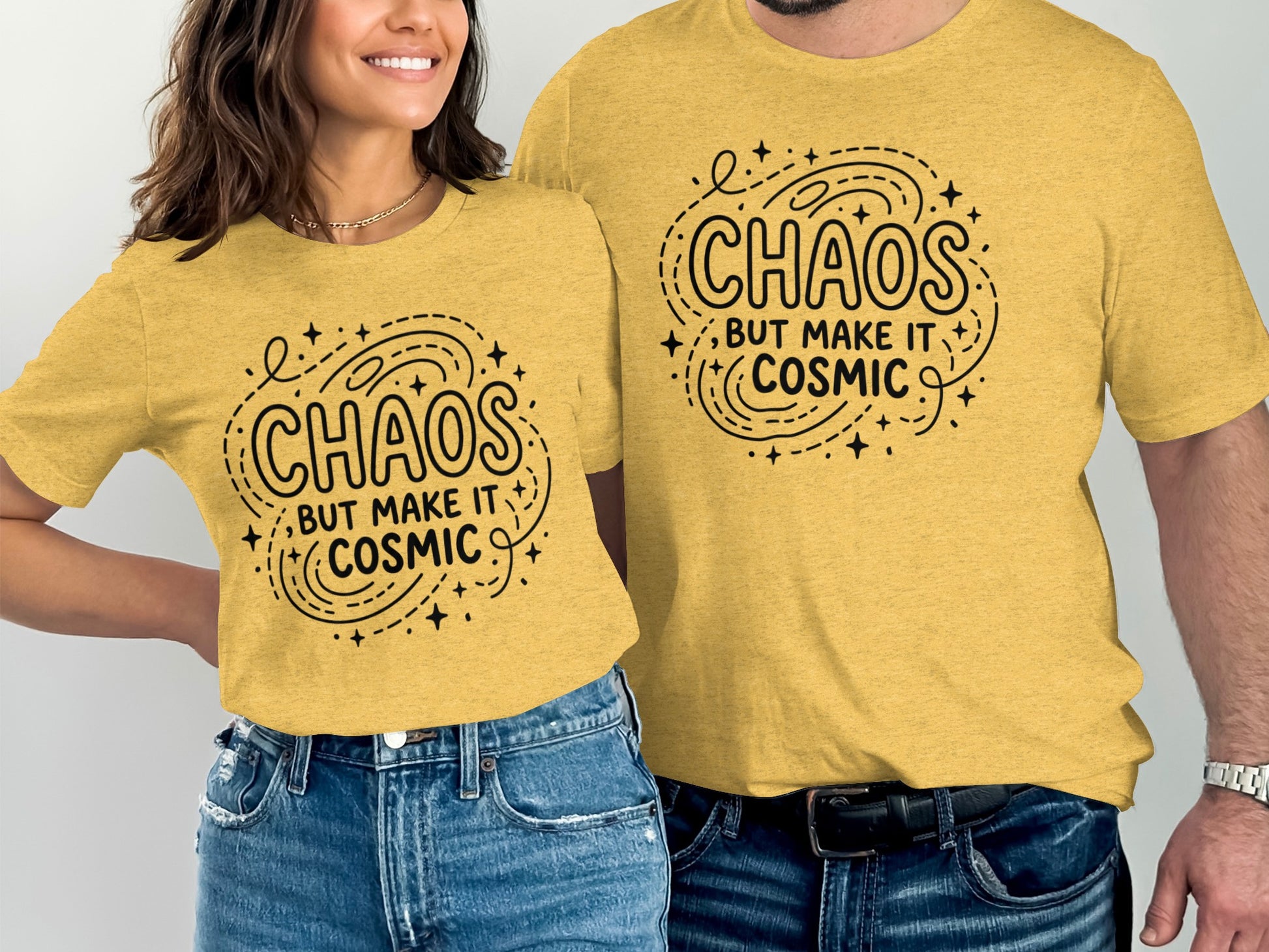 Chaos But Make It Cosmic Printed T-shirt