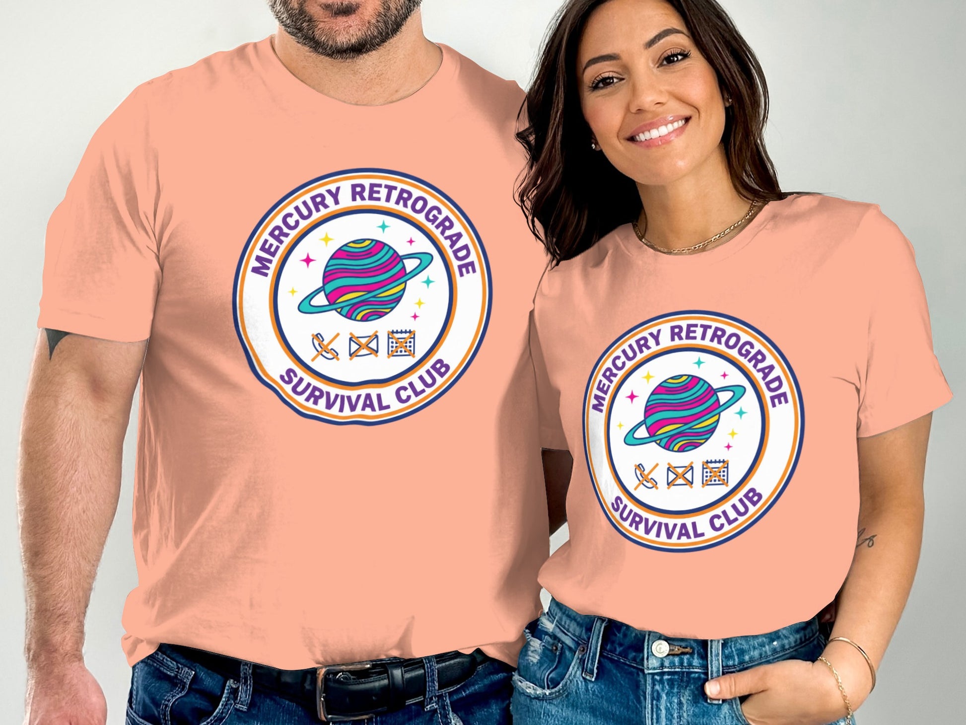 Mercury Retrograde Survival Club Graphic Tee