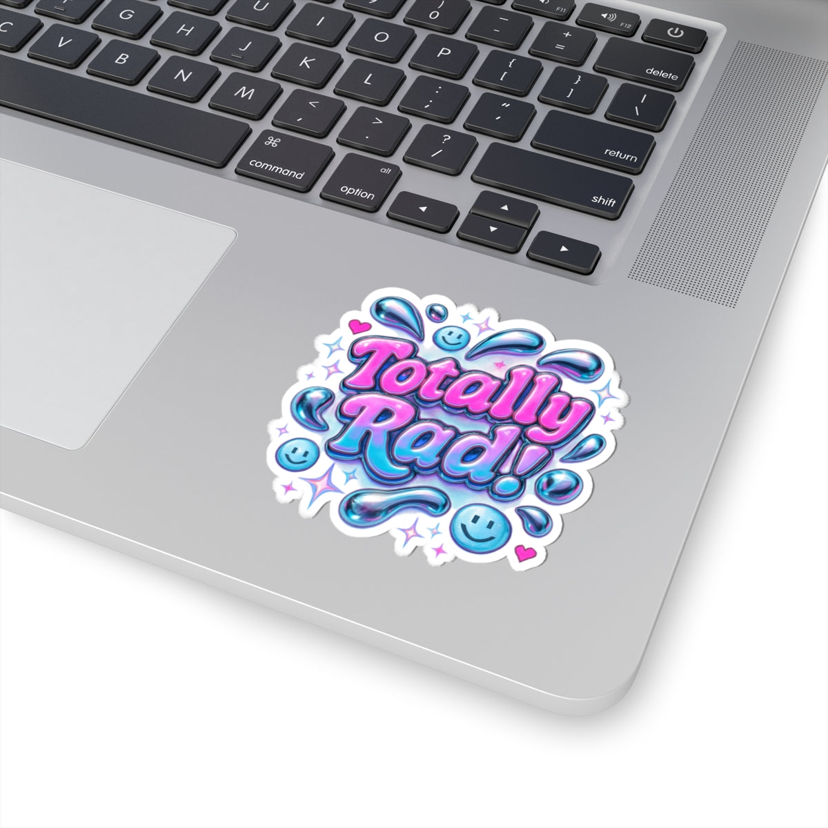 Totally Rad Kiss-Cut Stickers - Vibrant Retro Designs for Fun Personalization