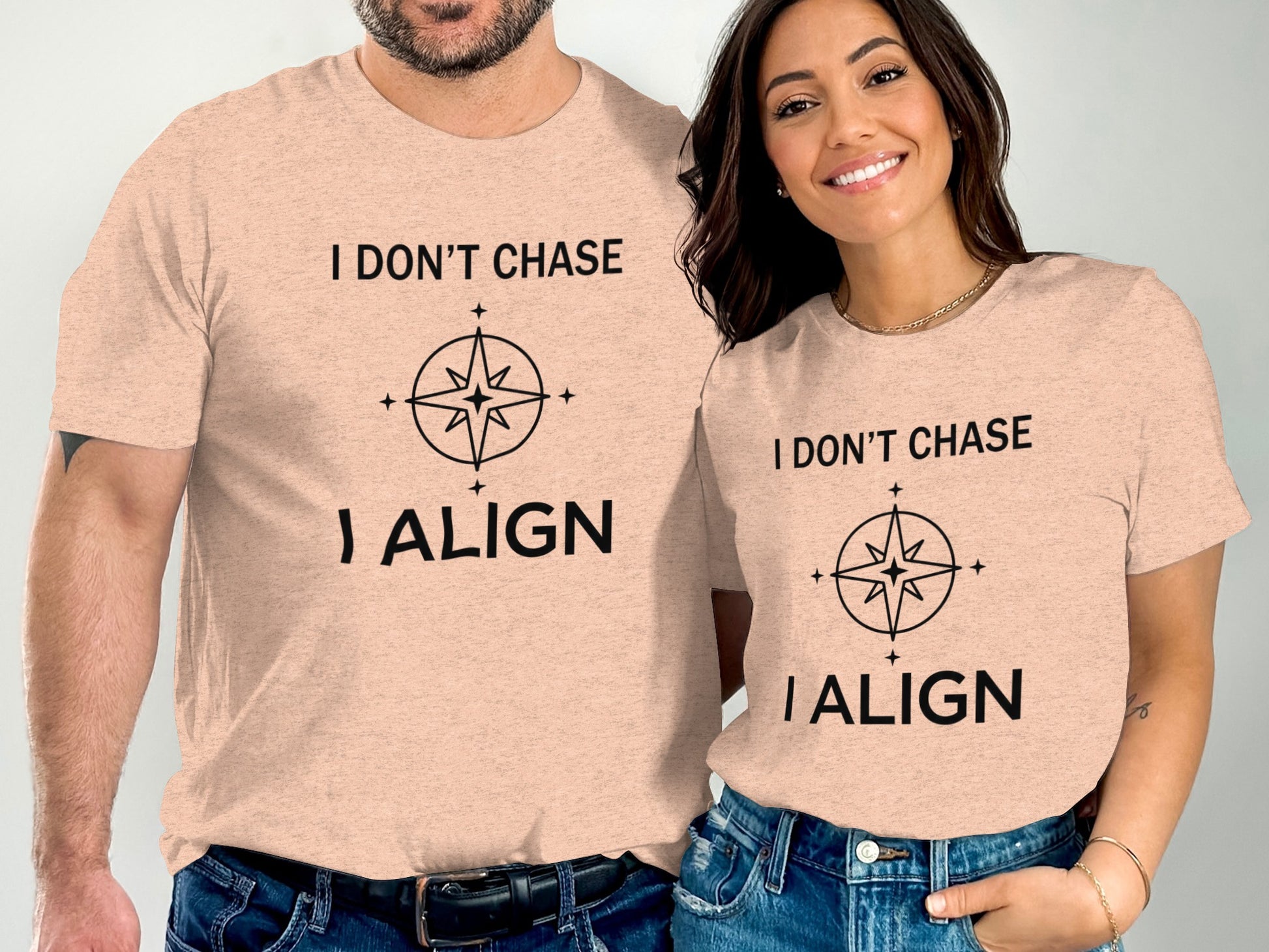 I Don't Chase I Align Motivational T-Shirt Product