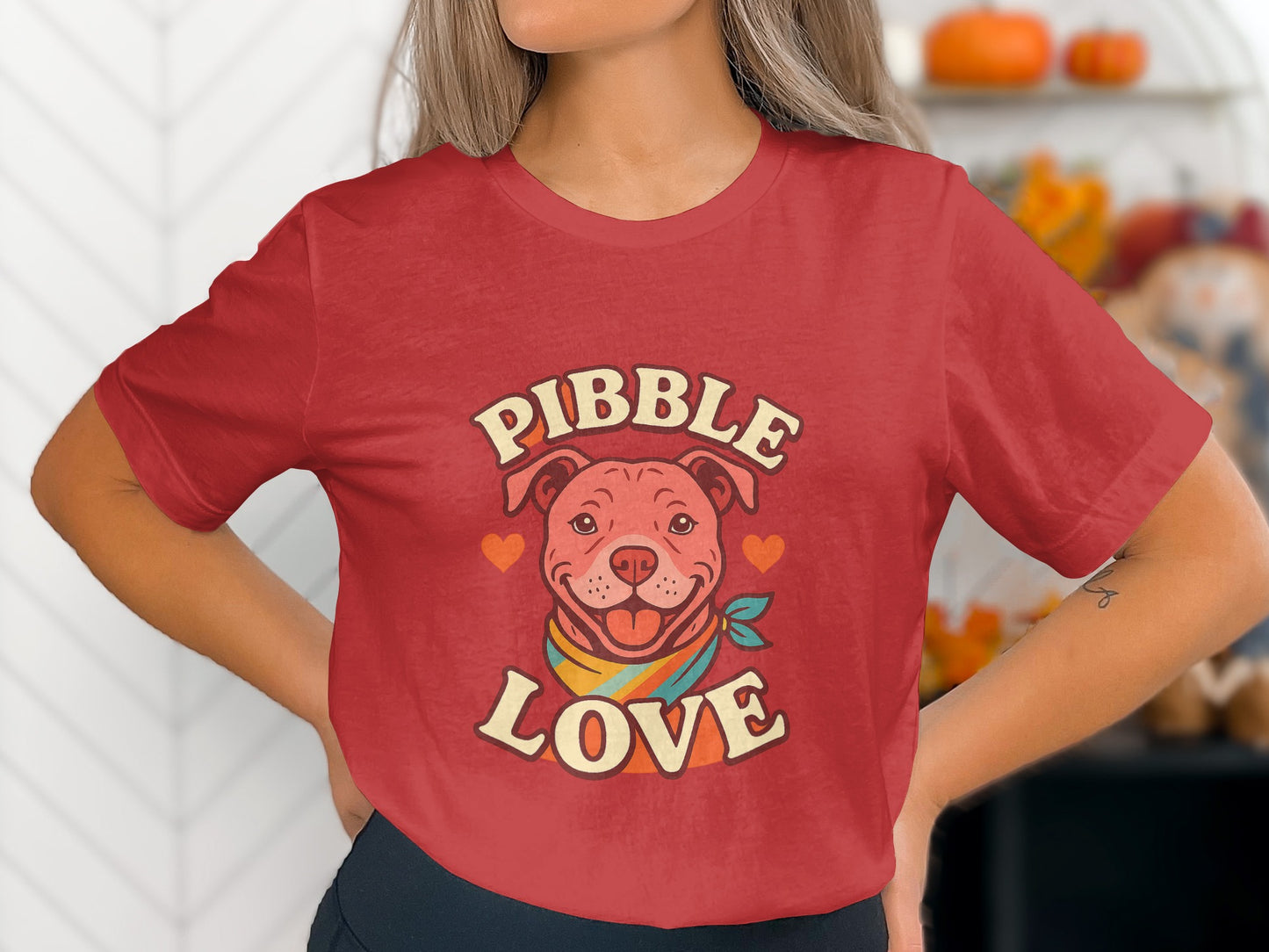 Pibble Love Graphic Tee Perfect for Dog Lovers product