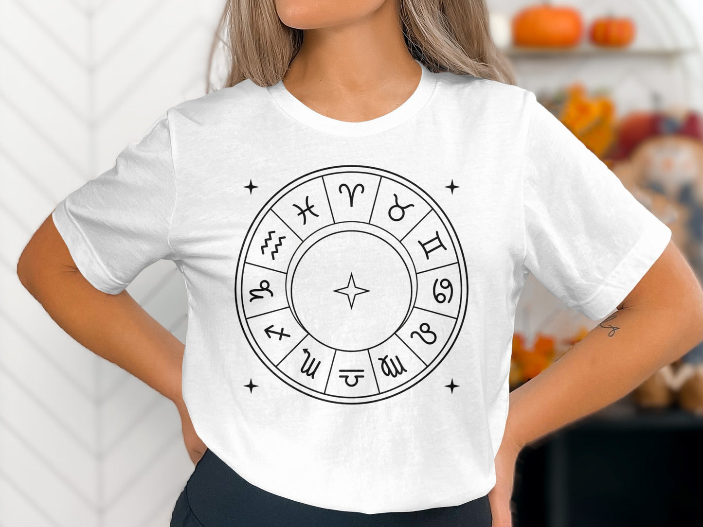 Astrology Zodiac Signs Graphic Tee Product