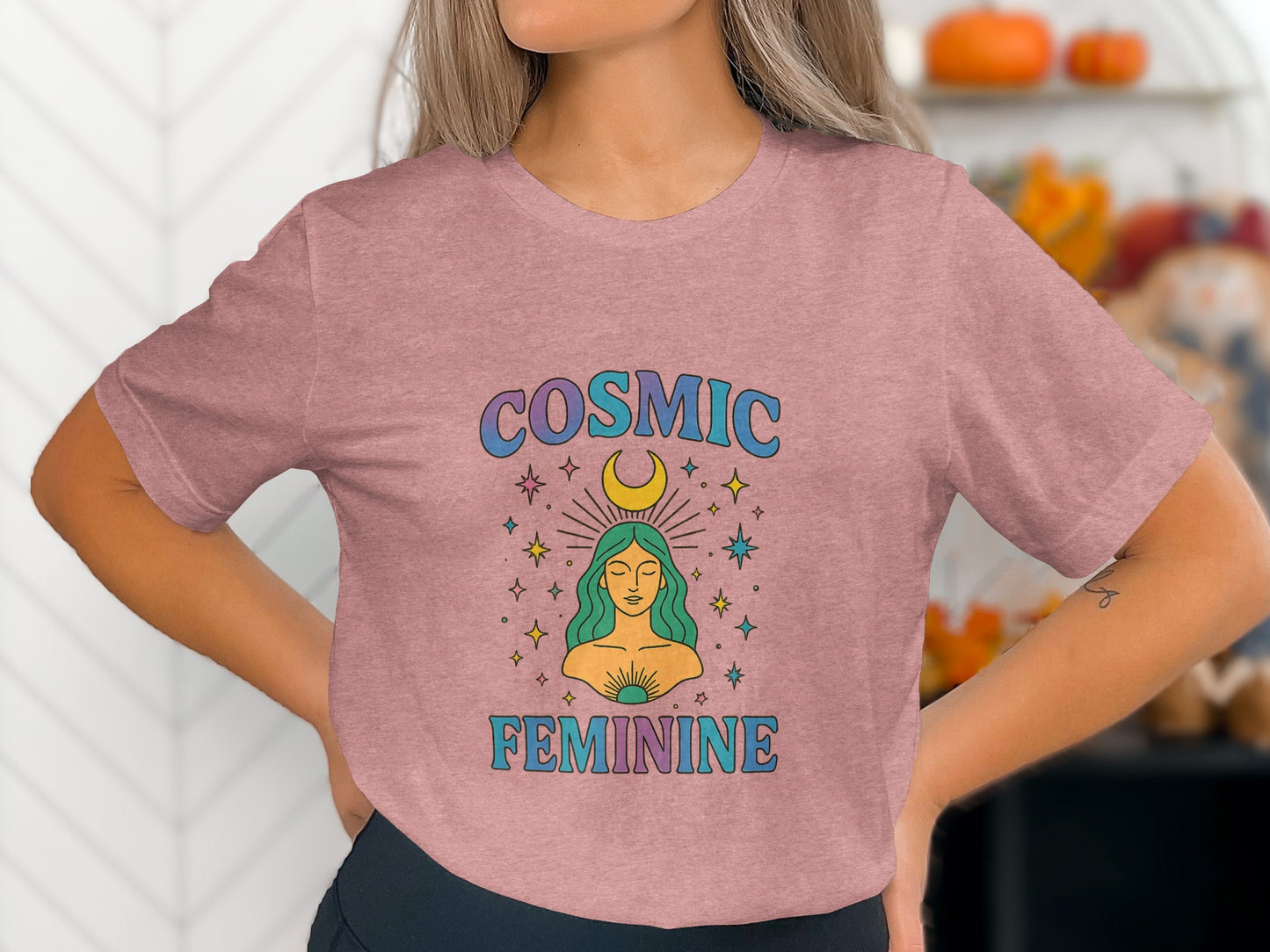 Cosmic Feminine Graphic Tee product type