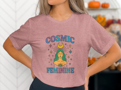 Cosmic Feminine Graphic Tee product type