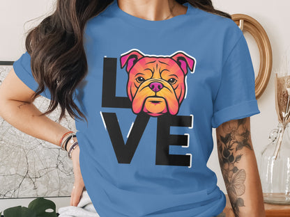 Bulldog Love Graphic Tee Shirt product