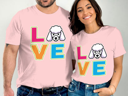 Colorful Love with Dog Graphic T-shirt product