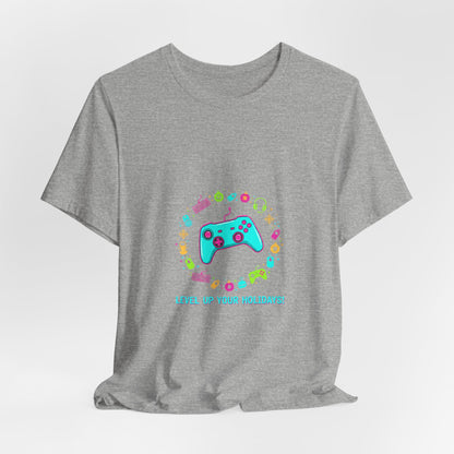 Level Up Your Holidays Tee | Gamer Shirt, Pixel Controller Design