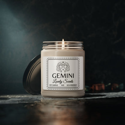 Gemini Lovely Scents Soy Candle 9oz Eco-Friendly