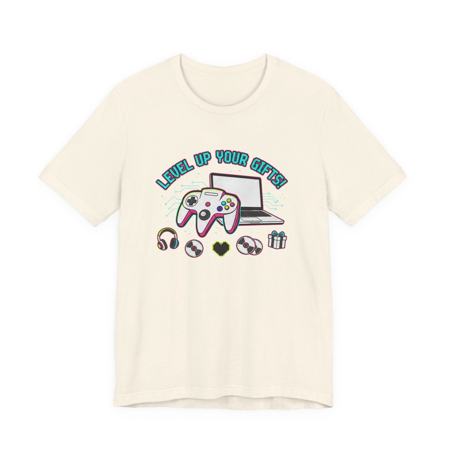 Level Up Your Gear Tee — Gamer T‑Shirt for Hobbyists & Passionate Players