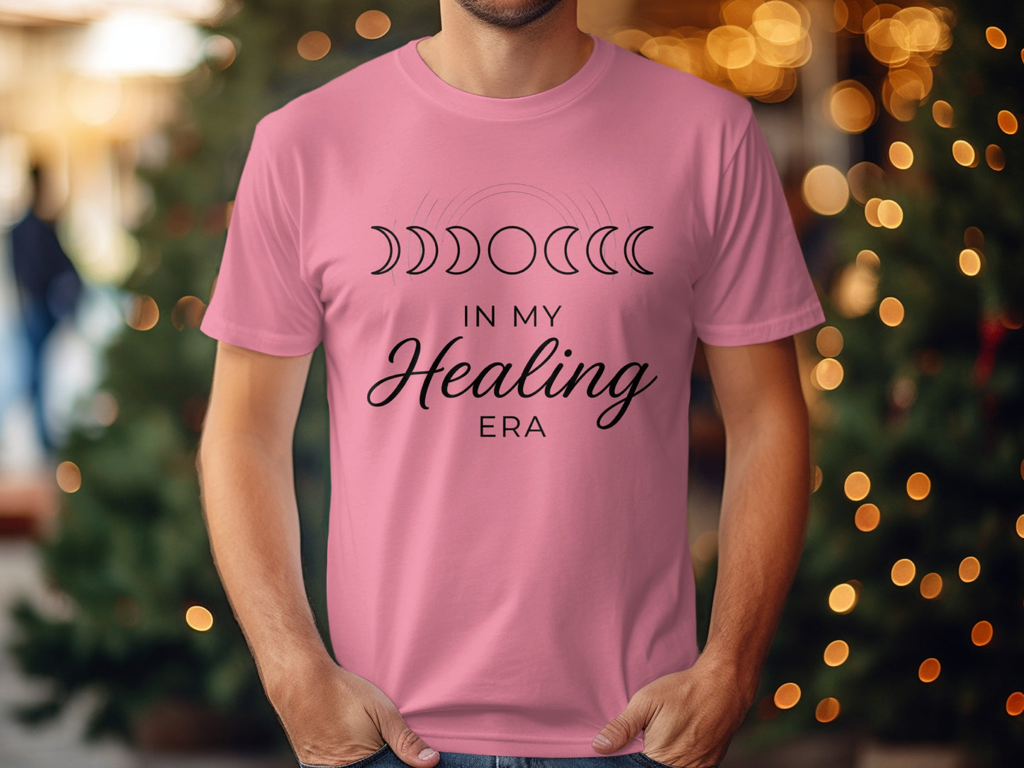 In My Healing Era Moon Phase Design T-Shirt