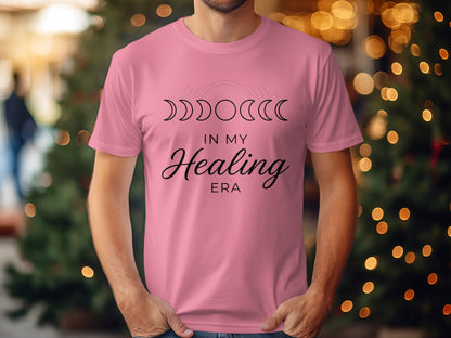 In My Healing Era Moon Phase Design T-Shirt