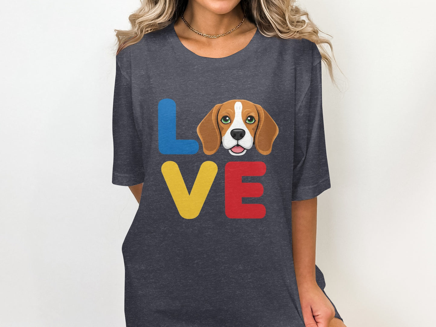Love Printed Graphic Dog Theme Casual Shirt product