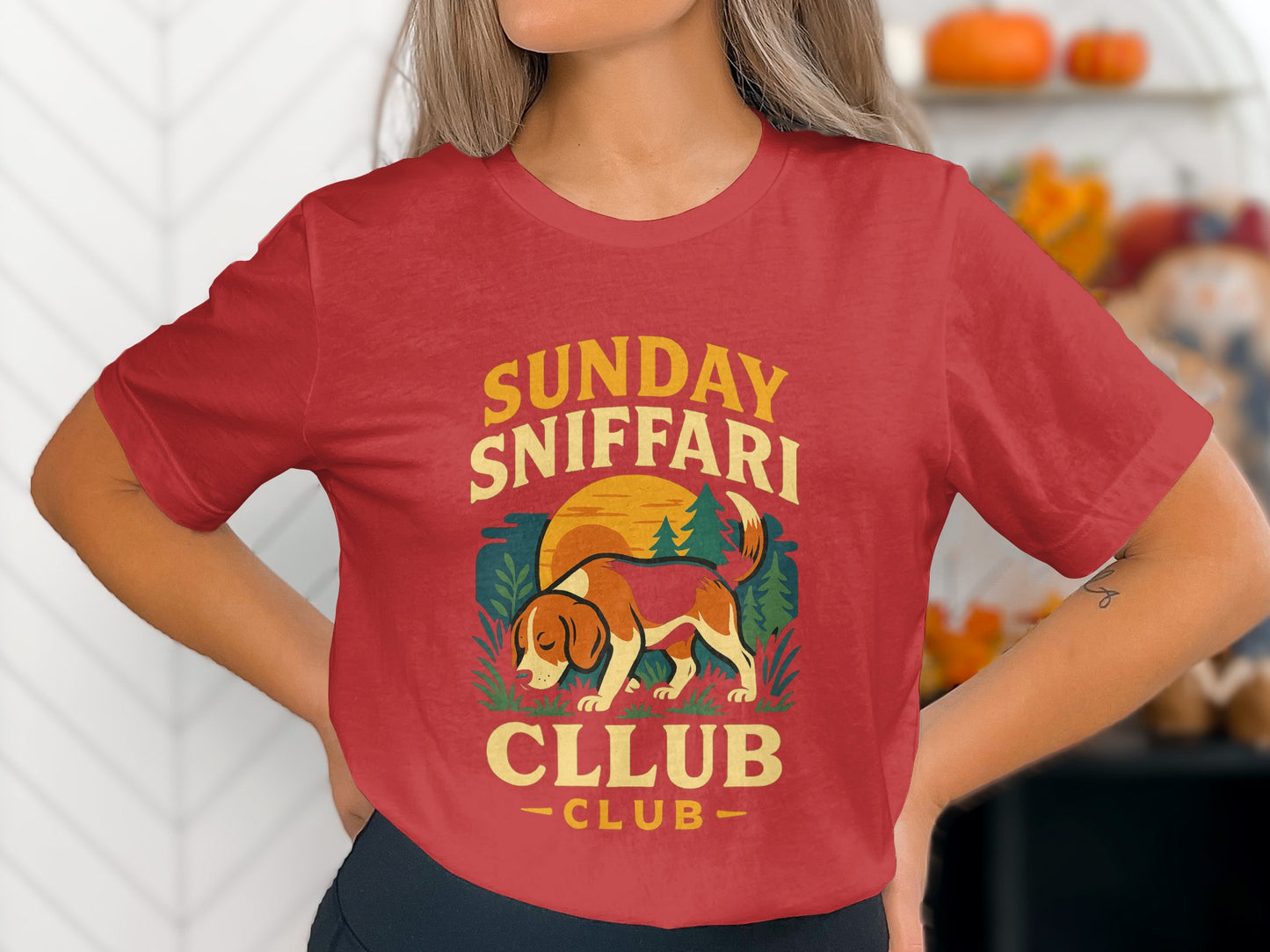 Sunday Sniffari Club Beagle Dog Design Shirt product type