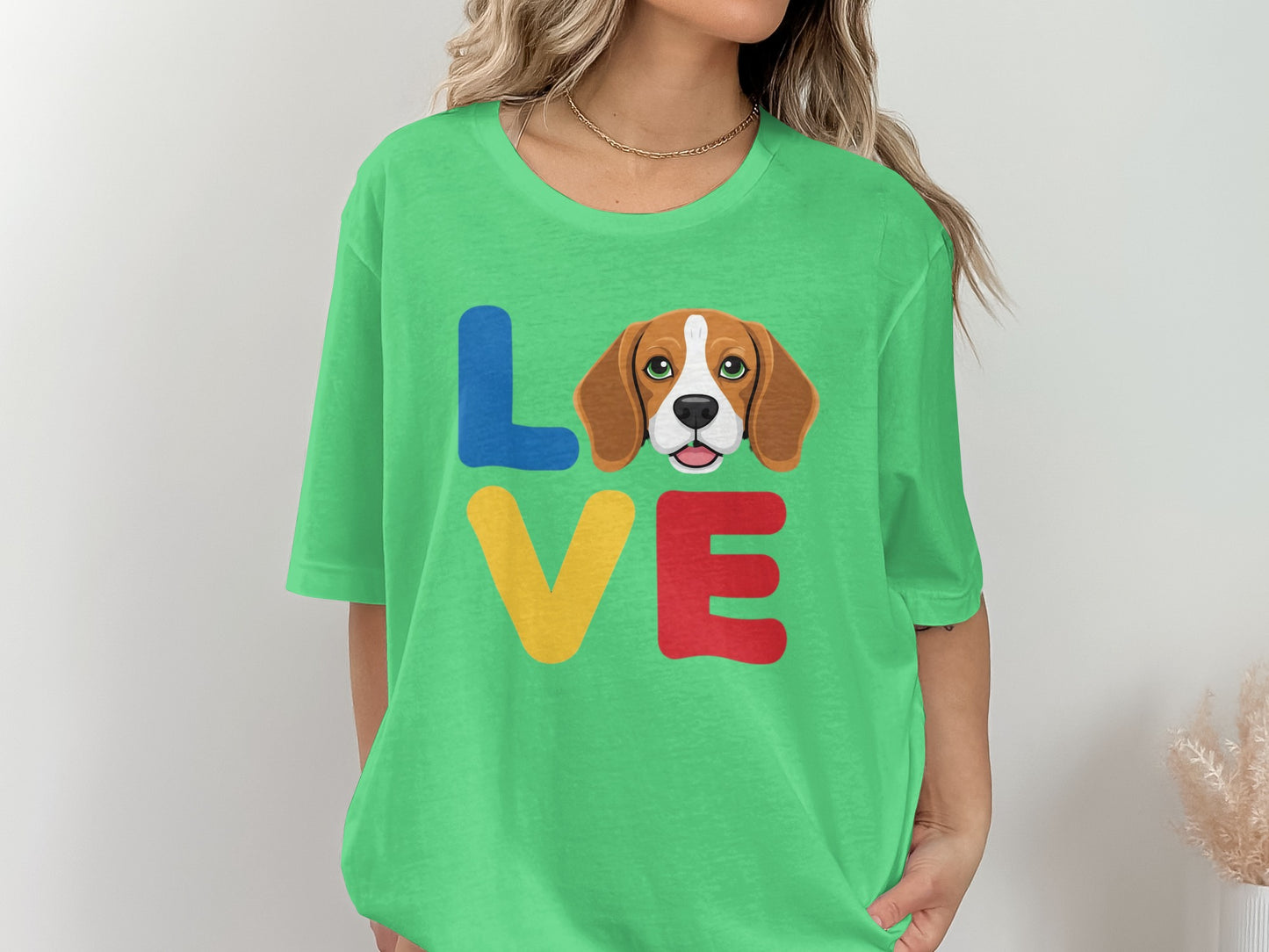 Love Dog Portrait Pet Animal Puppy Lover Design T-Shirt